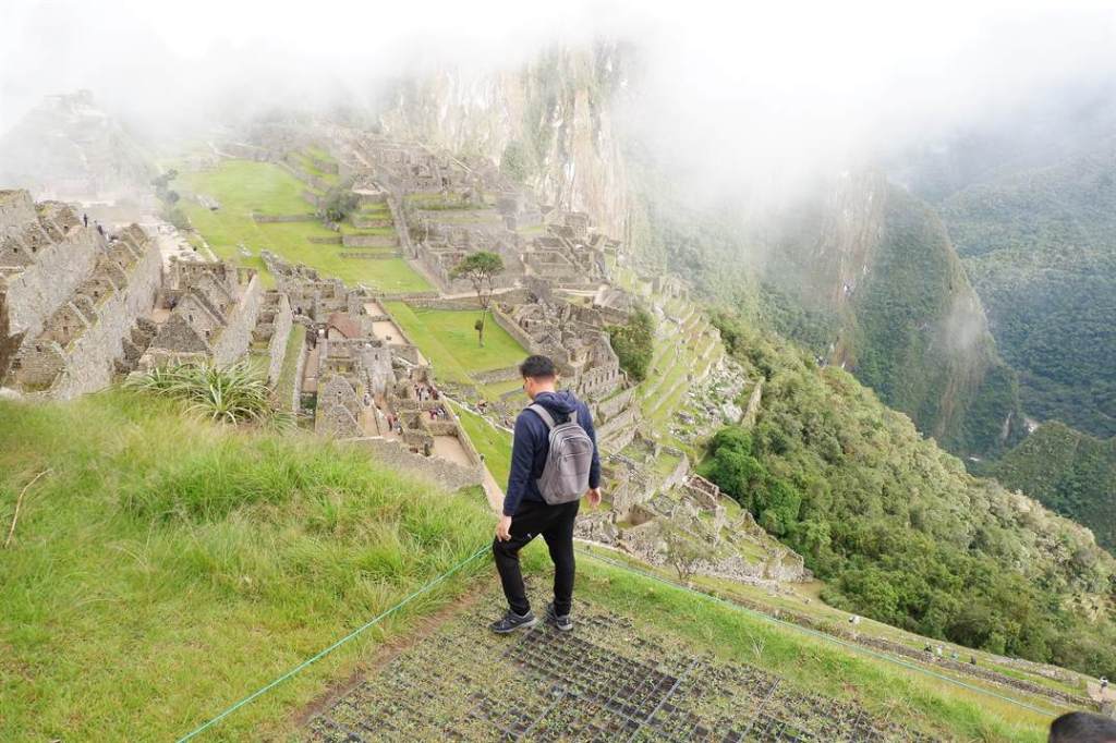 Ruins of Machu Picchu in Peru