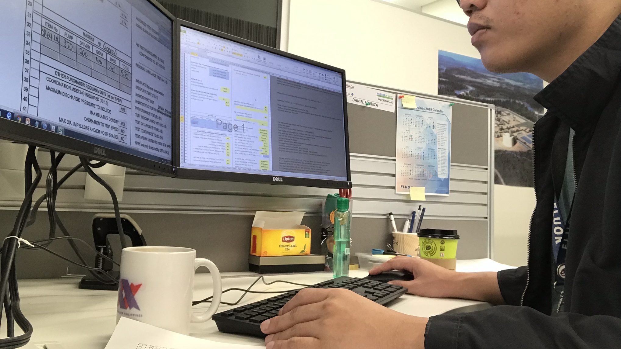 My workstation as a corporate engineer